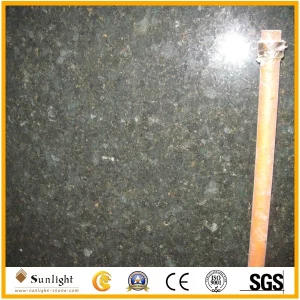 Polished Brasil Peacock Green Granite for Countertop/Paving/Tiles/Worktops