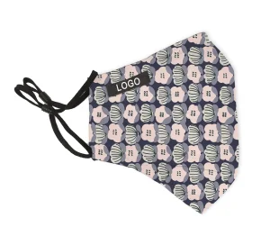 Antibacteria Protective Mask RPET Fashion Face Masks Recycled with Filters, Pattern Washable Reusable, Anti Dust Pollution, Unisex for Men &amp; Women