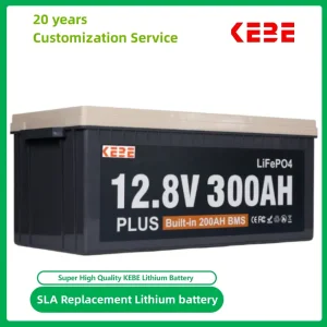 12.8V 300ah بطارية ليثيوم صغيرة الحجم مقاومة للماء للطاقة لمركبات الترفيهية والقوارب وأدوات جولف