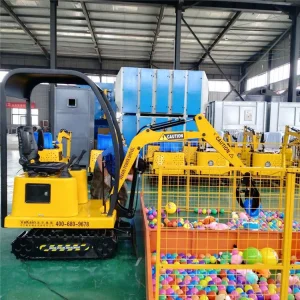 WZD-16 Model Mini Excavator Large Ball Catcher Remote Controlled Coin Operated Children's Play Equipment for Shopping Mall