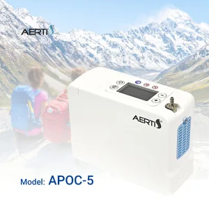 Aerti Elderly Care Portable Medical Products Outdoor Oxygen Supply Equipment with Bag