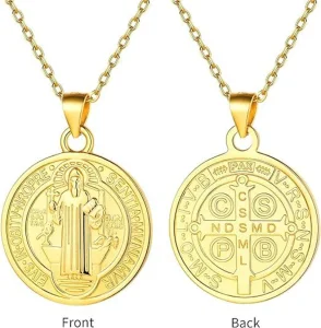 925 Sterling Silver Saint Benedict