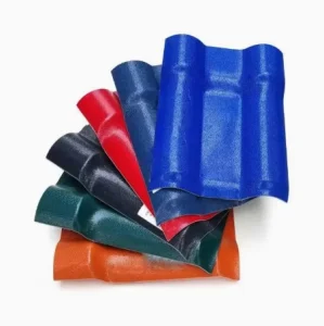 Modern Design ASA Synthetic Resin Roofing Tile Heat Resistant Factory Direct Plastic Roof Sheets for Thermal Efficiency