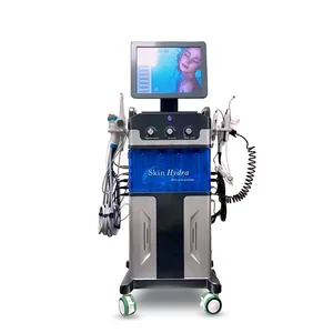 12-Inch 1 Diamond Peeling Hydrofacials Aqua Facial Hydra Dermabrasion Machine Salon Beauty Equipment with Water Jet Technology
