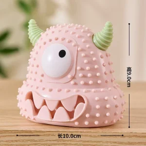 Cute Funny Novelty Spiky Rubber Teeth Care Dog Toy