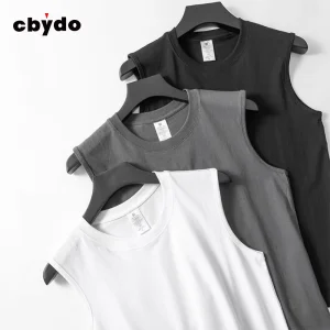 Mens Gym Vest Top 100% Cotton Street Wear Summer Bodybuilding
