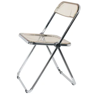 Portable Transparent Acrylic Folding Chair