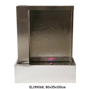 Stainless Steel Wall Waterfall Fountain