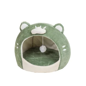 Green Cloud Shape Cat Nest