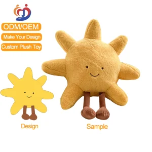 Factory Custom Plush Toy Soft Plush StarsThrow Pillow Plush Doll Customize Logo Stuffed Animal Toy For Kids