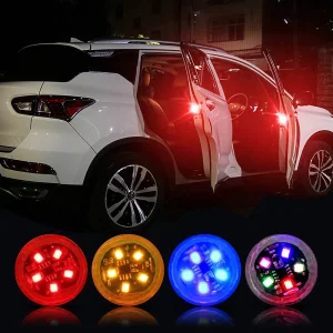 Car Door Waning Light 5LEDs Red Blue White Yellow Universal Car Lights Auto Lighting Systems Automotive Parts &amp; Accessor