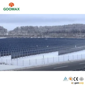 Goomax Photovoltaic Installation Solutions for Vertical Solar Power