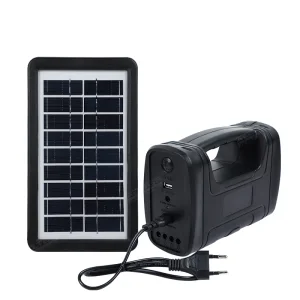 Sustainable Solar Power Kit with High-Performance LED Lights