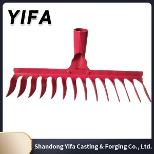 Iron Garden Rake for Garden Tools Anti-Rust Rake Agricultural Hand Tool