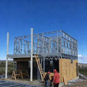 PTH Prefab Fast Construction Light Steel Structure Prefabricated Luxury House Villa Villa House Prefab on Sale