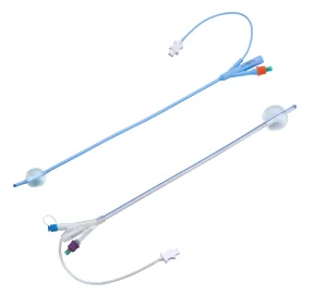 Catéter Foley de silicona médica con sensor de temperatura