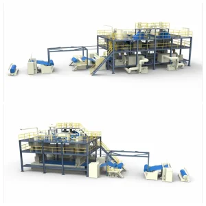 China HG-SMMSS Spunbond and Meltblown Line Supplier, Factory