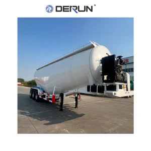Factory 2/3/4 Axles 35/40/45/55cbm 30-70tons Dry Bulk Cement/Fly Ash/Flour/Powder/Silo Material Trailer Transport Semi Tank/Tanker Heavy Duty Semi Truck Trailer