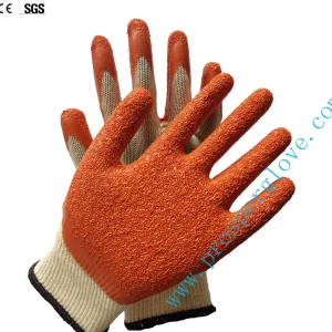 Latex Coated Industrial Gloves