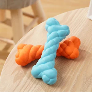 Wholesale Natural Rubber Teeth Cleaning Pet Chew Toys Set