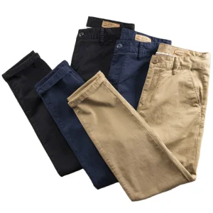 100% Cotton Mens Chino Manufacturer Mens Khaki Chino Pants