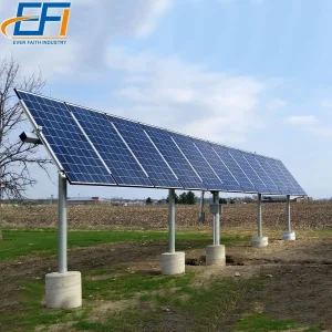 Ground Ballasted Solar Mounting Systems Aluminum Solar Ground Fixed Tilt Ground Solar