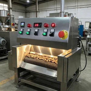Heavy Duty Chain Driven Mesh Conveyor Belt Breathable Structure For Automated Industrial Material Handling System