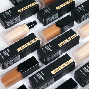Customize Your Own Face Matte Liquid Foundation Waterproof 24H Long Wear Full Coverage