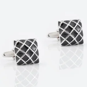 Black Metal Cufflinks