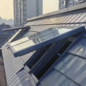 Custom Size Aluminum Skylight Window Thermal Break Double Glazed