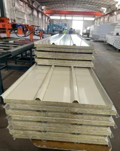 Fireproof Rock Wool Sandwich Roof Panel