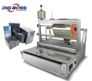 Manual Cellophane Wrapping Machine Tea Box Overwrapping Machine Heat Shrink Sealing For Perfume Cigarette Poker Cosmetics