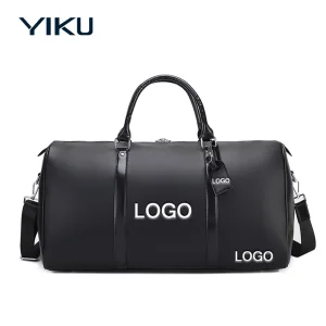 Leather Weekender Travel Duffel