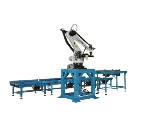 Automatic Robotic Palletizing Production Line 1200ctns/hr Capacity Palletizer