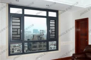 L Shaped Aluminum Window