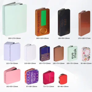 Custom Small Metal Sliding Tin Case
