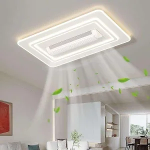 Modern Designer Luxury Decorate Room or Hotel Ceiling Fan Light Recessed SmartWith Remote Control LED Ceiling Fan Light