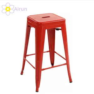 French Style Dining Room Home Kitchen High China Buy Counter Wood Stackable Modern Industrial Metal Bar Stool