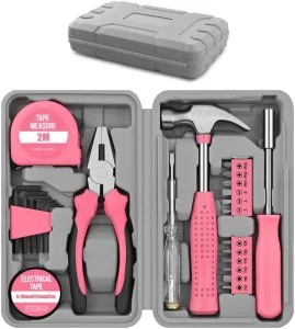 24PCS Kit de Ferramentas Rosa
