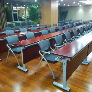 Foldable Executive Office Chair with Tiltable Backrest