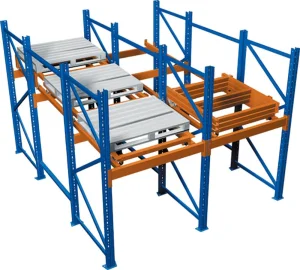 Warehouse Storage Push Back Racks