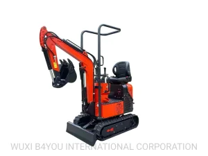 Compact 1 Ton Mini Digger Excavator with Rubber Tracks