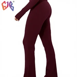 High Waist Flare Yoga Pants for Women Loose Fit