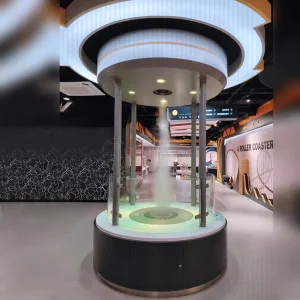 Tornado Formation Interactive Exhibit: Explore Natural Phenomena with a Top Stem Education Experience Custom Tornado Simulator Science Museum Exhibit