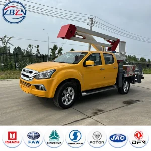 Jmc 4X4 4X2 Working Height Aerial Working Platform Price of Aerial Work Platform Truck for Sale