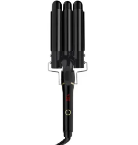 Professional 3 Barrels Triple Wavers Curling Iron LCD Tourmaline Wave Plate Hair Curler High Quality Digital Hair Curling Iron