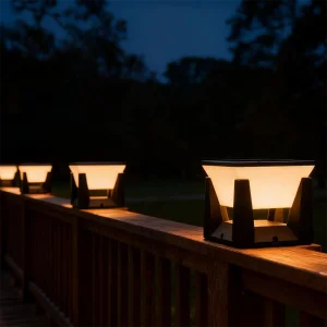20W Waterproof Solar Pillar Light