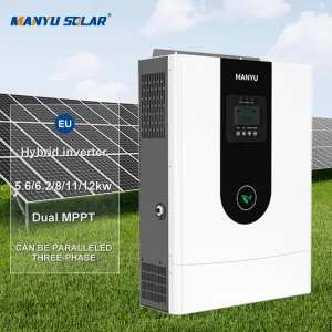 EU 220V 48V 6.2kw 8kw 10kw 12kw Parallel Hybrid Solar Inverter For Home Use Off Grid Solar Power Inverter