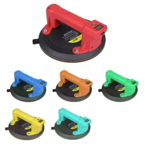 220kg Capacity Automatic Steel Vacuum Suction Cup Lifter Hand Tools for Easy Glass Installation Tile Laying Waterproof Design