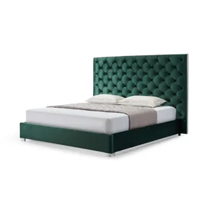 Cama de tela de lujo diseño italiano